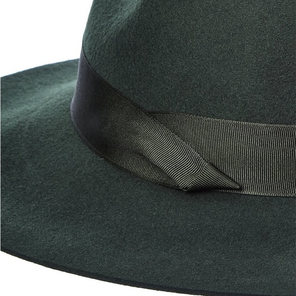 NWT A Beautiful Ladies Black PHENIX Wide Brim Wool Fedora